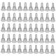 thumbnail image 2 of 50 Uds. Tapones Traseros De Pendientes De Silicona Tapas Suaves Pendientes Transparentes, 2 of 5