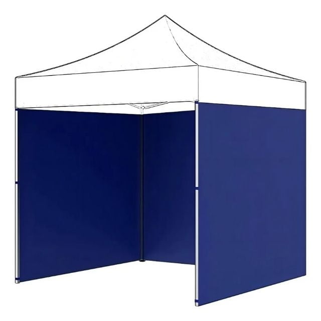 Genérico - Lona Lateral Para Toldo 3x3 Lona Repuesto Azul Paredes Toldo Carpa 3x3 Camping Impermeable 3x3m Plegable Carpas Aire Libre Lona Exteriores
