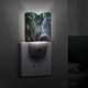 thumbnail image 4 of Gatos Guerreros Luz nocturna LED con sensor de anochecer a amanecer para dormitorio, baño, pasillo, escaleras - Lámpara LED nocturna de enchufe, 0.5W - 1 pieza, 4 of 6