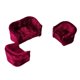 thumbnail image 5 of Casa De Mu?ecas Muebles En Miniatura 1/20 Sofá Doble Sofá Para Juguetes Calientes Rojo, 5 of 5