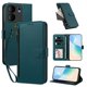 thumbnail image 2 of Funda con Billetera para [BLU View 5] con Bolsillo Zipper y Tarjetero Verde pavo real, 2 of 6