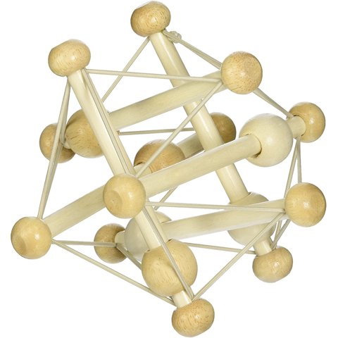 Sonajero Natural Y Mordedor De Actividad Manhattan Toy Skwish