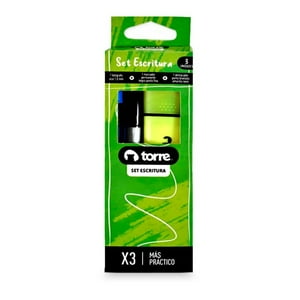 Pack X 4 Blister Escritura 3 Unidades – Torre