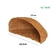 thumbnail image 2 of Xiao Hua Revestimiento de Cáscara de Coco Semicircular de Reemplazo de Fibra de Coco de 2 Piezas, Adecuado para Colgar Cestas de Plantas, Forros de Macetas de Flores de Jardín y Vegetales, 15.94 X, 2 of 4