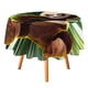 thumbnail image 1 of Kung Fu Panda Mantel Redondo con Estampado Icónico de Temática, Se Adapta a la Mayoría de Mesas, Fácil de Cuidar, Regalo Perfecto para Aficionados, Amigos y Familia.152cm, 1 of 5
