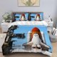 thumbnail image 1 of Space Shuttle Launch Printed Bedding Set 100% Polyester Soft and Skin-Friendly, 1 of 1