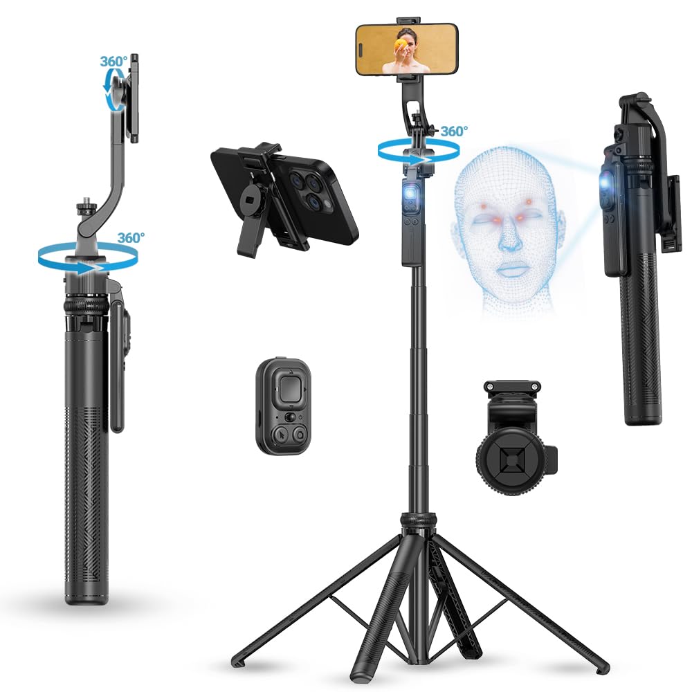 Trípode Orbitech Ai Face Tracking Con Control De Gestos De 68 Pulgadas