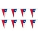 thumbnail image 2 of Banderines Chile Triangular Fiestas Patrias 8mts, 2 of 2