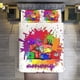 thumbnail image 1 of 3 Piece Bedding SetGraffiti Among UsComforter Set for Kids Boys Teen Tween 3D Lightweight Microfiber Bedding Sets, 1 of 5