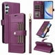 thumbnail image 5 of FOXDOCK Funda tipo Cartera para Samsung Galaxy A34 5G – Cubierta de Cuero PU con Múltiples Ranuras, Bolsillo para Efectivo y Correa de Muñeca, 5 of 6