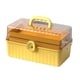 thumbnail image 2 of Contenedor De Almacenamiento Portátil Múltiples Capas Amarillo S, 2 of 3