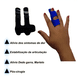 thumbnail image 3 of nmovilizador de dedos Sala Ortesis para lesiones por fracturas de dedos Negro, 3 of 3