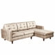 thumbnail image 2 of Sofa Chaiselong Izq Napoles Cuero Kentucky Beige, 2 of 4