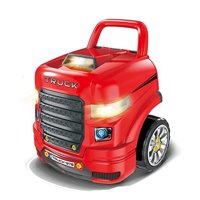 Genérico - Juguete Auto Camion Para Reparar Con Luces Sonidos Y Accesorios Rojo