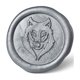 thumbnail image 3 of Sello de cera MCEAL 30 mm con diseño de lobo y mango de palo de rosa, 3 of 5