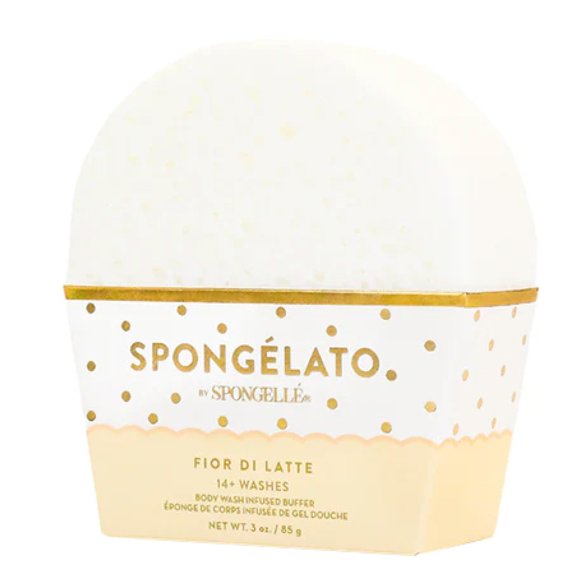 Exfoliante corporal SPONGELLÉ Spongelato Loofah con gel de baño Fior de Latte