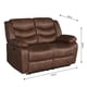 thumbnail image 4 of Sofá Reclinable 2 Cuerpos Domingo Café Claro, 4 of 12