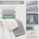 thumbnail image 3 of Set 3 Toalla De Baño Lana Gris claro/Verde/Rojo, 3 of 3