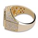 thumbnail image 3 of Anillos Brillantes Punky de Rapero de Lujo a la Moda Hexagonales para Hombre Cool Iced out Hip Hop Zirconia Cúbica Dominantes Anillos para Hombre, 3 of 9
