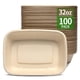 thumbnail image 1 of Cuencos de papel Bloomoon estilo Chipo, 32 oz, paquete de 100, 1 of 7
