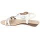 thumbnail image 2 of Sandalia Chalada Mujer Call-16 Plateado Casual, 2 of 2