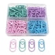 thumbnail image 2 of 120x Clips de papel, marcapáginas pequeño, Clips de papel de colores para el hogar y la escuela, corazón decorativo para archivos, documentos, álbumes, 2 of 5