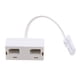 thumbnail image 2 of Rj11 Uk mch A Uk hmb Adaptador Doble Socket Teléfono Divisor, 2 of 3