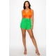 thumbnail image 4 of Top De Sostén CCwholesalesclothings Satinado Escote En V Naranja, 4 of 5