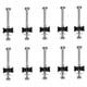 thumbnail image 1 of 10 piezas de tornillos fijación, piezas de repuesto, herramienta de estabilidad , accesorios de resistentes , GRANDE Largo, 1 of 5