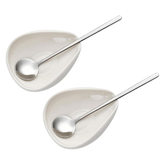 Bandejas De Café Individuales Con Cucharas Tazas Dosificadoras De Granos De Café Para Café En Casa 2 Tazones 2 Cucharas