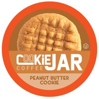 Cookie Jar - Tarro De Galletas Coffee Pods Sabor Mantequilla De Cacahuete 40 Para Keurig