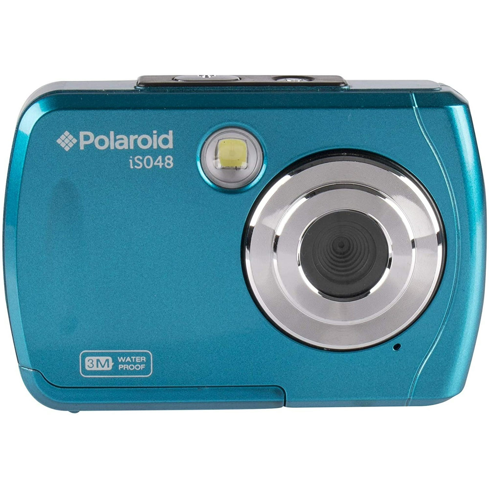Polaroid Is048 Impresion Estuditante Carración De Acción Portable Digital De 16 Mp, Verde Azulado, Verde Azulado