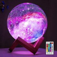 Moon Lamp Brightworld Galaxy Lamp 15 Cm 16 Colores Led 3D Moon