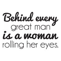 Rienda Libre Graphics - Decomural Behind Every Man Funny Ws-43073