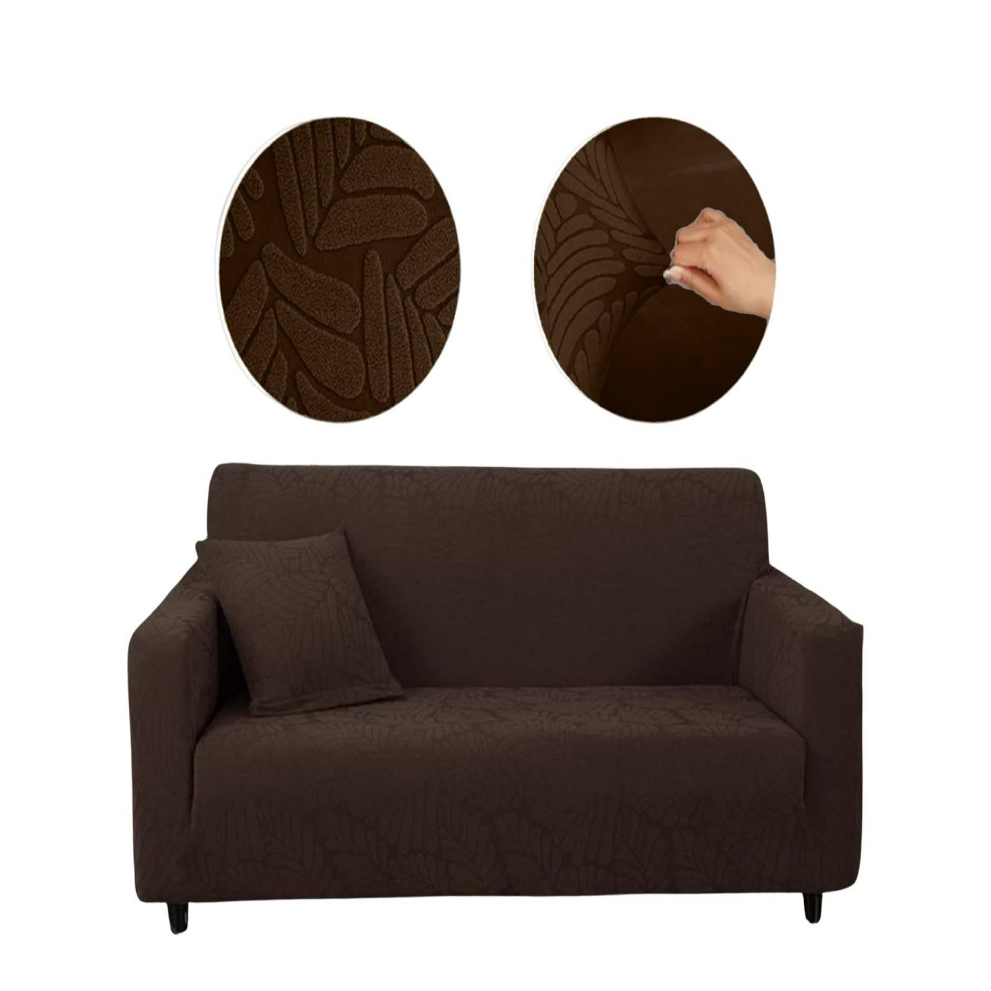 Genérico - Funda Sofá 3 Cuerpos Texturizada Ajustable 6n9