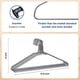thumbnail image 2 of Paquete de 100 perchas de alambre SPECILITE para abrigos, trajes, camisas y pantalones, 2 of 9