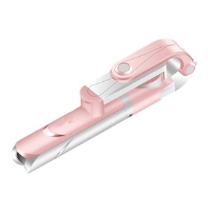 Magideal - Selfie Stick, Extensible Selfie Stick Con Telemando Inalámbrico Desmontable Y Soporte Para Selfie Stick Compatible Con Todos Los Rosa