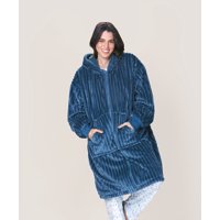 Lady Genny - Bata Polar Con Cierre | Abrigo Envolvente Para El Frío