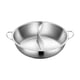thumbnail image 2 of Pot De Acero Inoxidable Con Divisor Shabu Shabu Shabu Marinero Para El Hogar De La Fiesta 34 Cm, 2 of 5