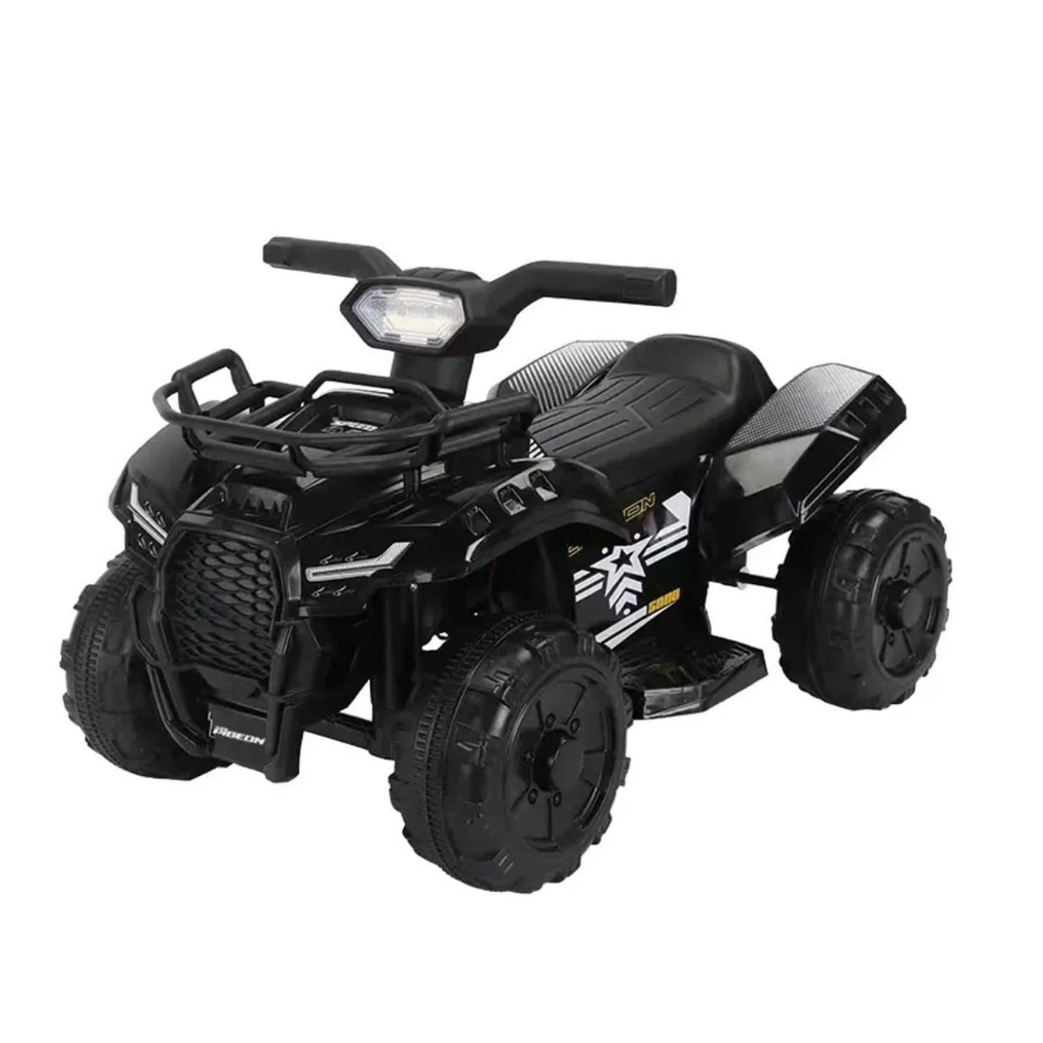 Auckland Outdoor - Moto Electrica Bateria Auto Niño Luz Y Sonido 518 Negra Negro