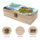 thumbnail image 3 of El Árbol Genealógico de los Croods Caja Organizadora de Madera Rústica - Caja Decorativa Multifuncional para Escritorio, Hogar, Oficina, Joyas y Manualidades, 3 of 6