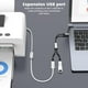 thumbnail image 3 of Divisor de adaptador USB C a USB 2.0 dual para MacBook Pro, 3 of 6