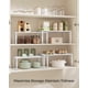 thumbnail image 3 of Armario organizador de estantes SONGMICS Kitchen Set 2 Cloud White, 3 of 8