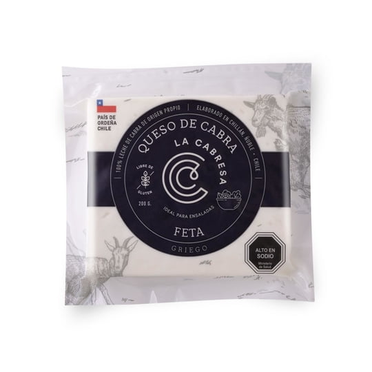 Queso De Cabra Griego Feta Trozo 200 g La Cabresa