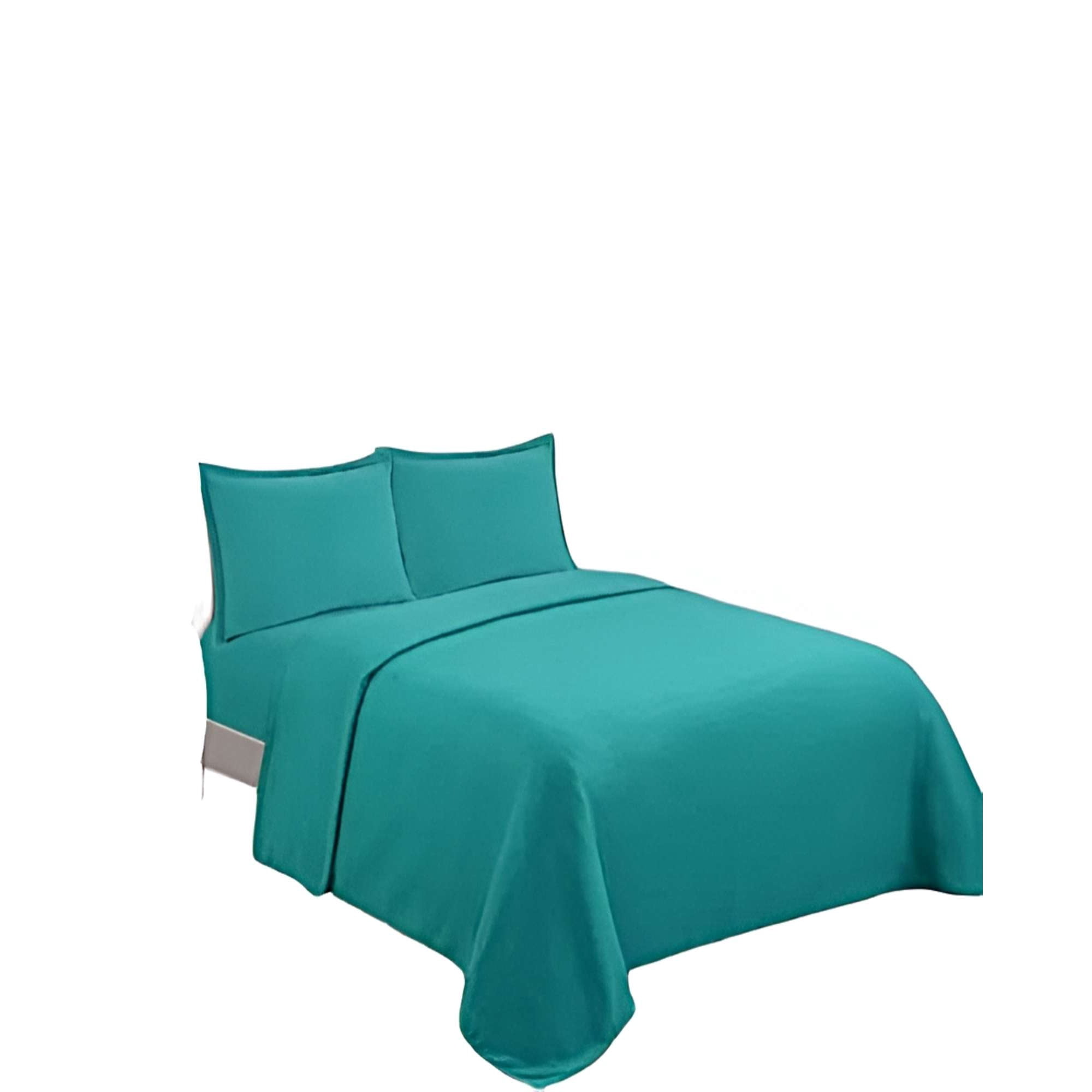 Genérico - Pack De Sabanas Polar 2 Plazas Turquesa 2