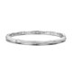 thumbnail image 1 of Pulseras Tipo Brazalete de Oro para Mujer Transparentes 5A CZ Diamante Simulado Pulsera de Plata Esterlina 925 Cepillada con Dije Pulseras de Boda para Novias 6 Pulgadas, 1 of 5