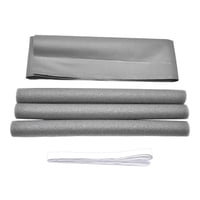 Bothyi - Tope De Tiro Debajo De La Puerta Burlete Inferior Tope De Tiro De Puerta De Un Solo Lado Gris