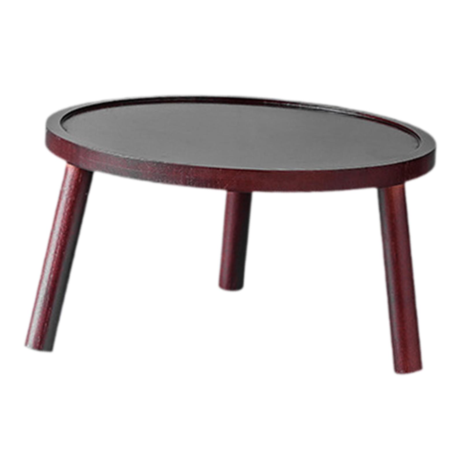 Ioensy - Soporte De Madera Para Plantas, Estante Para Macetas, Hotel, Hogar, Comedor, Soporte Para Macetas De Madera, Color Rojo