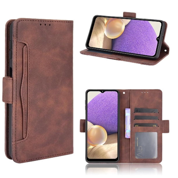 Funda Cartera Magnética para Samsung Galaxy A13 4G- Tarjetero Desmontable, Cuero PU, Soporte