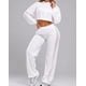 thumbnail image 1 of Conjunto Deportivo Mujer Chaqueta Crop Y Pantalon Palazzo, 1 of 7